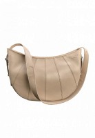 Женская кожаная сумка Круассан светло-бежевая BN-BAG-12-LIGHT-BEIGE