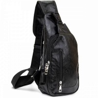Мужская сумка слинг из кожзама Vintage 20559