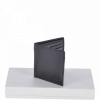 Мужской кожаный кошелек Ashwood 1211 VT Black