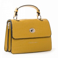 Женский клатч из кожезаменителя FASHION 01-06 17057 yellow