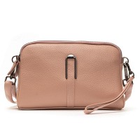 Женский молодежный кожаный клатч ALEX RAI 99084 pink