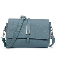 Женская кожаная молодежная сумка ALEX RAI 99121 l.blue