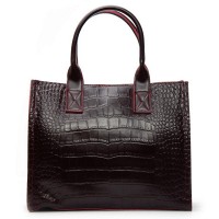 Женская кожаная сумка через плечо ALEX RAI 8804 bordo