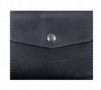 Женский кожаный кошелек BlankNote 2.1 cиний Crazy Horse - BN-W-2-1-NN