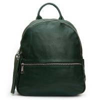 Женский кожаный рюкзак ALEX RAI 95517-9 green