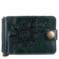 Зажим для купюр Hi Art «Mehendi Classic» MC-01 Crystal Green