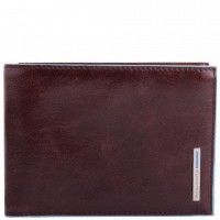 Коричневое кожаное мужское портмоне Piquadro Blue Square (PU1392B2_MO)