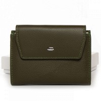 Женский кожаный кошелек Classik DR. BOND WN-23-12 green