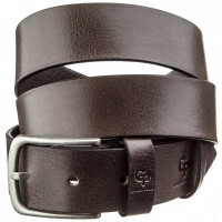 Мужской кожаный тёмно-коричневый ремень GRANDE PELLE 11271