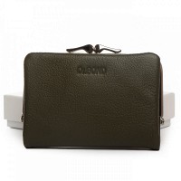 Женский кожаный кошелек Classik DR. BOND WN-23-14 green