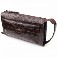 Кожаный мужской клатч-барсетка CANPELLINI 21561 