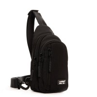 Мужская тканевая сумка-слинг Lanpad 20829 black мал