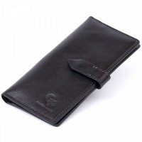 Женский кожаный кошелек GRANDE PELLE 11324 Черный