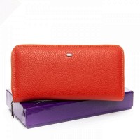 Женский кошелек из кожи Classic DR. BOND WS-8 orange