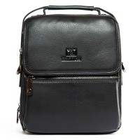 Мужская кожаная сумка через плечо BRETTON 5010-6 black