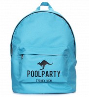 Молодежный текстильный рюкзак POOLPARTY backpack-oxford-sky