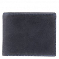 Кожаное портмоне с RFID защитой Visconti 707 oil blue