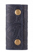 Ключница из кожи HiArt KH-05 Shabby Ink Buta Art