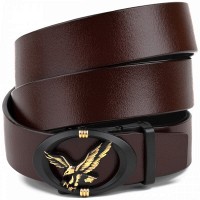 Мужской кожаный ремень автомат Vintage 20298