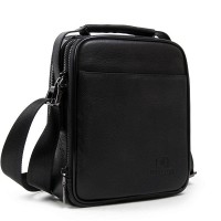 Мужская кожаная сумка через плечо BRETTON 5078-5 black