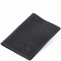 Кожаная обложка для паспорта GRANDE PELLE 11304 Черная