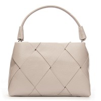 Женская кожаная сумка ALEX RAI 6610 grey