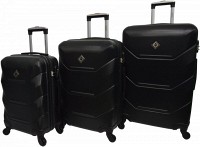 Набор из 3 чемоданов из ABS пластика Bonro Style 10500307