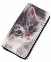 Женский серый кошелек TRAUM 7201-60