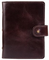 Кожаный картхолдер Hi Art CH-06 Crystal Brown Silk