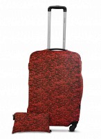 Защитный чехол для чемодана Coverbag дайвинг красный меланж L