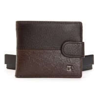 Мужской кожаный кошелек BE BRETTON 210L brown mix