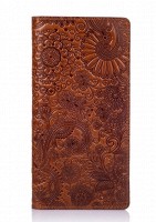 Кожаный бумажник Hi Art Mehendi Art WP-02-C18-1244-T005