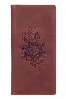 Кожаное портмоне Hi Art Mehendi Classic WP-05-S19-1431-T006