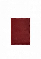 Кожаная обложка для паспорта 1.2 красная BN-OP-1-2-RED