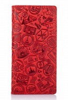 Кожаное портмоне Hi Art Let's Go Travel WP-05-S18-1440-T007