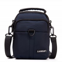 Мужская небольшая сумка через плечо и пояс Lanpad 7685 blue