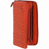 Женский кожаный кошелек Ashwood D81 Orange