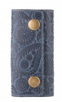 Ключница из кожи HiArt KH-05 Shabby Lagoon Buta Art