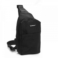 Мужская тканевая сумка-слинг Lanpad 3072 black