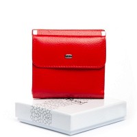 Женский кожаный кошелек Bright DR. BOND WS-33 red