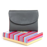Женский кожаный кошелек Classik  DR. BOND WRS-239-1 gray