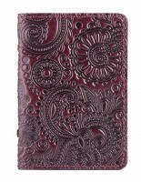 Обложка для документов из кожи HiArt AD-03 Crystal Sangria Mehendi Art