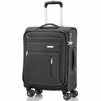 Чемодан на 4 колесах черный Travelite Capri