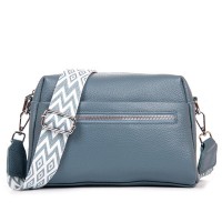 Женская кожаная сумка классическая ALEX RAI 99122 l.blue