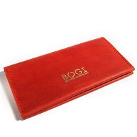 Кожаный красный кошелек BOGZ «Olivia» p50m39s1