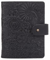 Кожаный картхолдер Hi Art «Mehendi Art» CH-06 Shabby Night