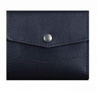 Женский кожаный кошелек BlankNote 2.1 темно-синий Краст BN-W-2-1-NAVY-BLUE