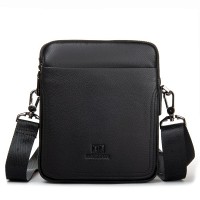 Мужская кожаная сумка через плечо BRETTON 407-5M black