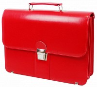Женский портфель из эко кожи AMO SST08 красный