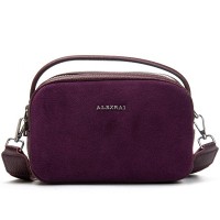 Женская замшевая сумка ALEX RAI 99126 bordo
